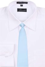Mens Solid Color Clip On Easy to Remove Clip Necktie Ties - Image 9